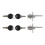 Zinc Alloy Drawer Cupboard Locker Cam Lock with Keys, Silver 1