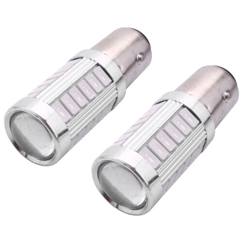 4pcs Red 1157 P21/5w Bay15d Super Bright Light Stop Bulbs 1