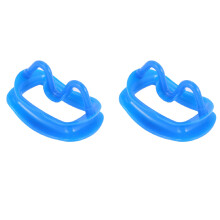 Blu Nuovo 1Pc Retrattore Dentale Morbido Silicone Ortodontico Dentale