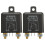 12V 100A 4-πιν βαρέως τύπου ON/OFF διακόπτης και ρελέ διαχωρισμού φόρτισης Μαύρο 1