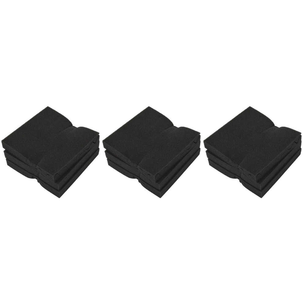 6X 30X30x4cm Soundproofing Acoustic Foam Tiles Noise Sound-Absorbing 4713377170264