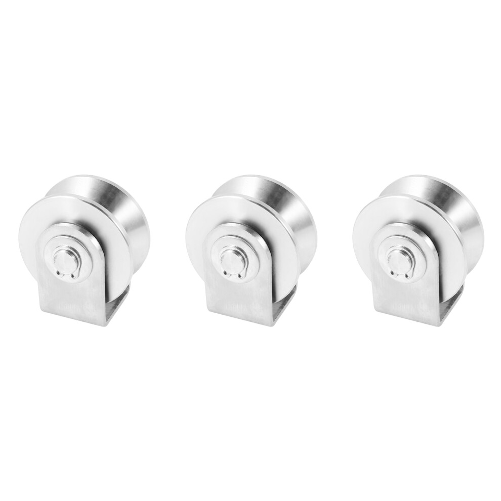 2 Inch V Type Pulley Roller 304 Stainless Steel Sliding Gate Roller 4713377190606