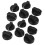 6 PCS Kitchen Black Plastic Gas Stove Cooker Control Knobs 1