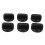 6 PCS Kitchen Black Plastic Gas Stove Cooker Control Knobs 2