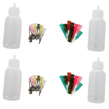 16 pezzi/set kit henné applicatori ugelli bottiglie pasta tatuaggio