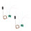 Signaux de feu de circulation à 3 couleurs, échelle HO/OO, 6 LED, pour table de sable DIY 1