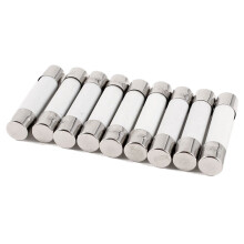 10 peças 250V 30A 6x30mm tubo cerâmico cilíndrico fusíveis Link