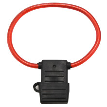 8 AWG Blade Sicherungshalter Inline-Draht 12-24V Volt Wasserdicht + 40A Sicherung