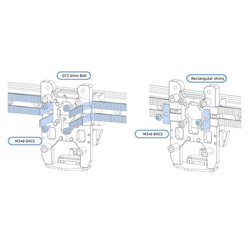 CNC-metalbeslag til 2.4/Trident 3D-printer Beacon 1