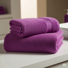 (2x Purple) Extra Large Super Jumbo Bath Sheet Towel 100% Egyptian Cotton Bath Sheets