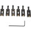 6 Roller Bridge Tremolo Sadler Med Skruenøgle Sort 2