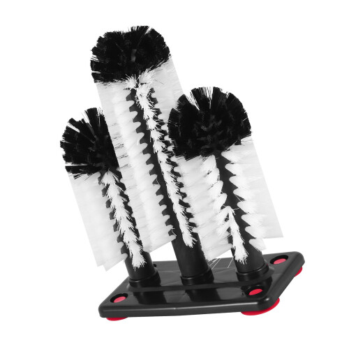 Glass Washer 3 Brush Βούρτσες πλυσίματος γυαλιού, κουζίνες, ποτήρια κόκκινου κρασιού 2