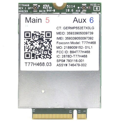 Módulo 4G LT4211 T77H468 GOBI5000 LTE/EV-DO/HSPA+WWAN