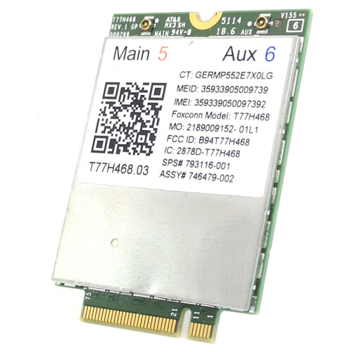Módulo 4G LT4211 T77H468 GOBI5000 LTE/EV-DO/HSPA+WWAN 2