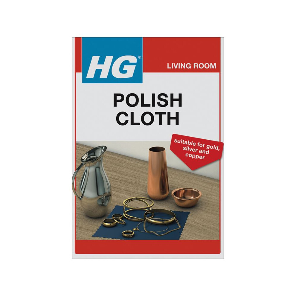 Hg Polish Cloth For And Copper 30Cm X 30Cm Gold/Silver
