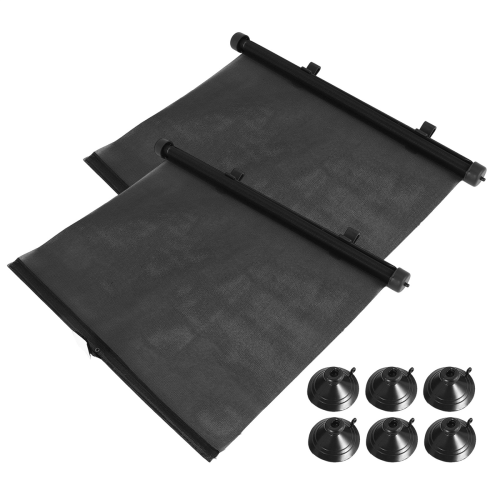 2Pcs 40X45CM Sonnenschutz Versenkbare Auto Sonnenschutz Seite Sunproof 2