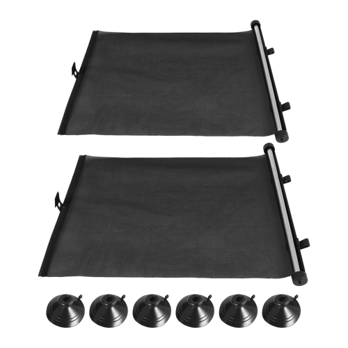 2Pcs 40X45CM Sonnenschutz Versenkbare Auto Sonnenschutz Seite Sunproof 1
