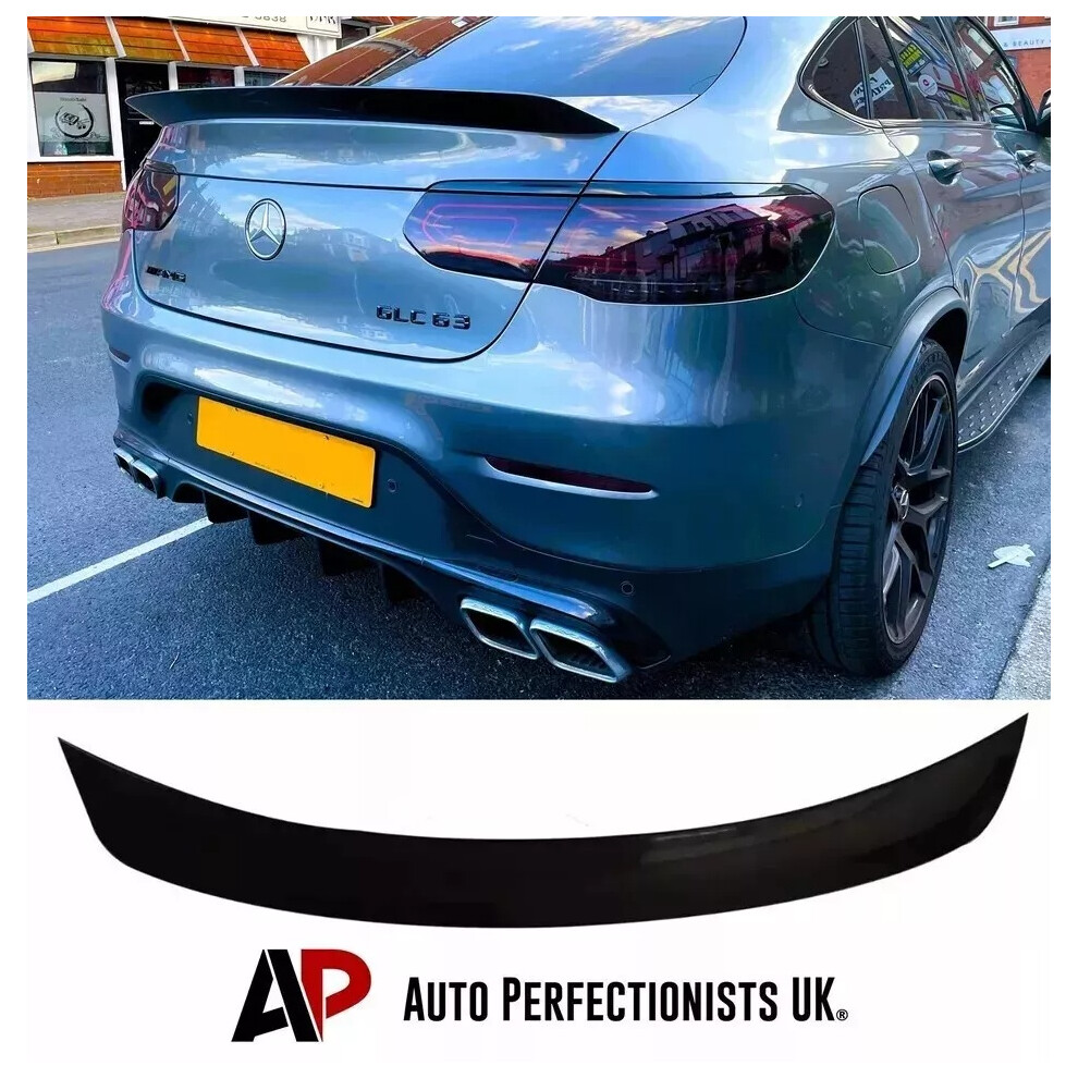 For Mercedes Glc Class Coupe C253 Boot Spoiler Lip Wing Kit 2015+ Black 5061072662089