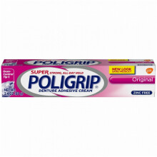 Super Poligrip Originele Formule Zinkvrije Kroon- en Partieel Hechtingcrème, 2,4 ounce