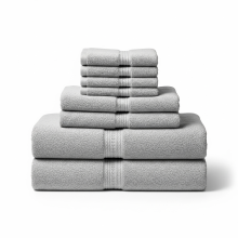 (2x Silver) Extra Large Super Jumbo Bath Sheet Towel 100% Egyptian Cotton Bath Sheets