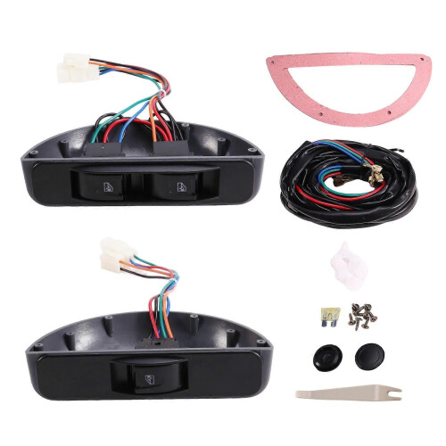 Kit de interruptor universal para elevalunas eléctrico de coche de 12 V. 2