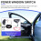 Kit de interruptor universal para elevalunas eléctrico de coche de 12 V. 4