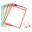 6-pack herbruikbare whiteboardhoezen, diverse kleuren beschermhoes 1