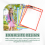 6-pack herbruikbare whiteboardhoezen, diverse kleuren beschermhoes 6