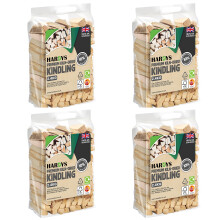 (4x 2.4kg Bags) Premium Kiln-dried Kindling Fire Wood 2.4kg