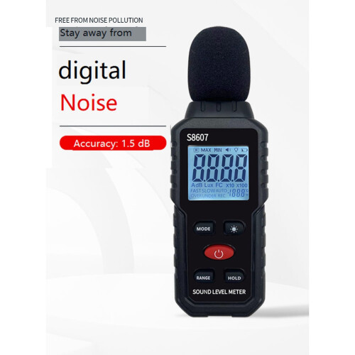 Digital Sound Level Noise Meter 30-130DB DB Decibel Detector Tester 2