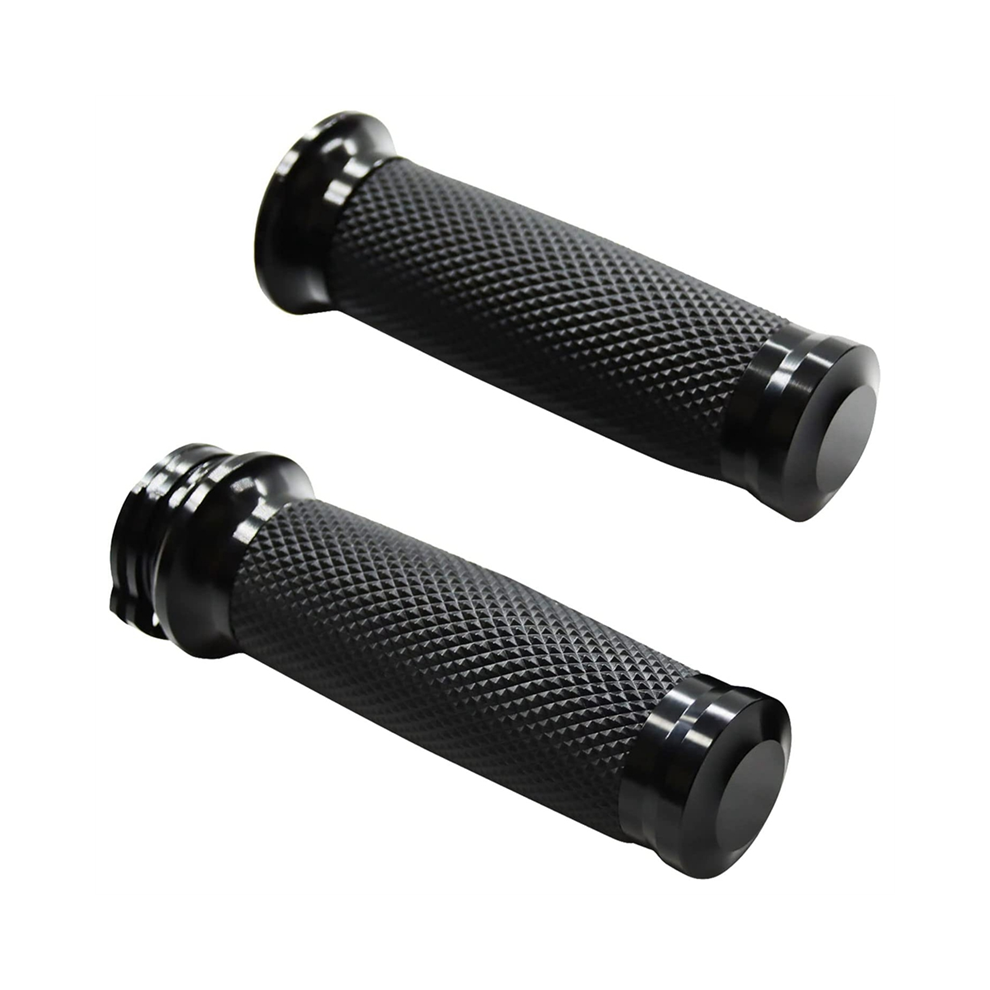 Universal 1In 25Mm Hand Grips Motorcycle Handle Bar Handlebar Black 4714049961616