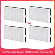 4PCS Filter für Dreame Trouver M1 Kehrroboter Ersatzteile