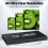 4K -Compatible 8X1 Quad Multi-Viewer Screen Divider UK Plug 4