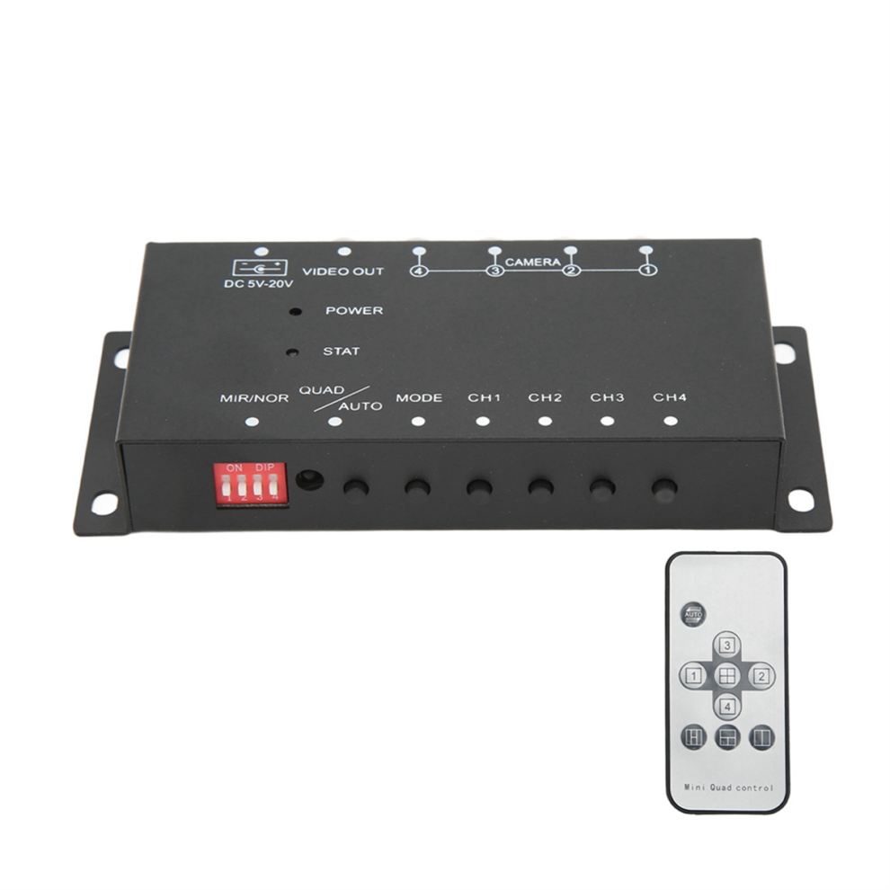 Mobile Digital Video Splitter 4 Channel Mini Video Splitter 720P 4713377155292