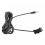 Micrófono con clip para audio de coche, conector jack de 3,5 mm, conector recto 3