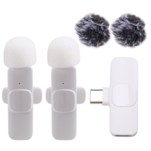 Wireless Lavalier Microphone Audio Video Recording Mini Microphone