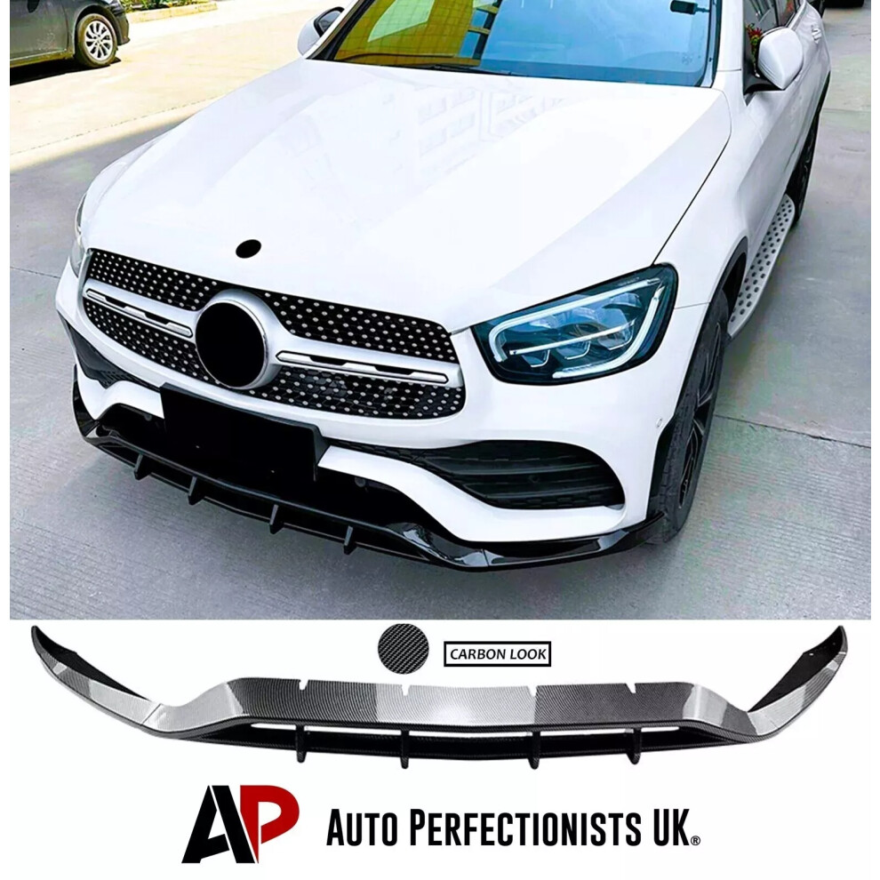 For Mercedes Glc Class Glc43 Amg Line W253 Front Splitter Spoiler Lip 5061072664052