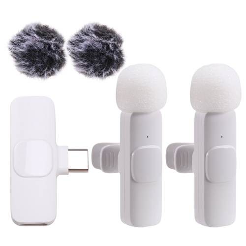Wireless Lavalier Microphone Audio Video Recording Mini Microphone 2