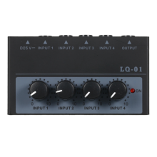 Mixer Ultra Low Noise 4 Kanava Mikseri 4 Tulo 1 Lähtö DC 5V EU PLUG