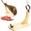Prosciutto Rack for Cutting  NonSlip Storage for Serrano, Iberico Ham 3