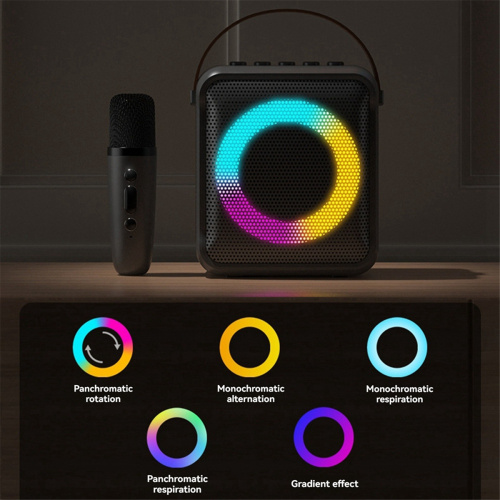 Enceinte portable audio Bluetooth multifonctionnelle avec 2 microphones 2