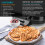 Waffle Iron 1200W  Double Maker  14cm  Nonstick  Heart Shape  Thermostat 5
