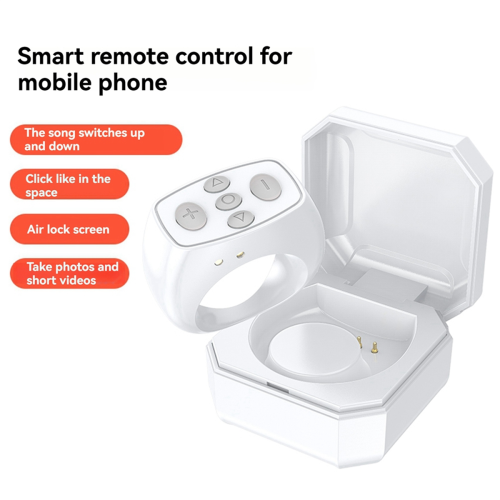Mini estojo de carregamento Bluetooth para celular Ring Mobile com câmera e controle remoto B 2