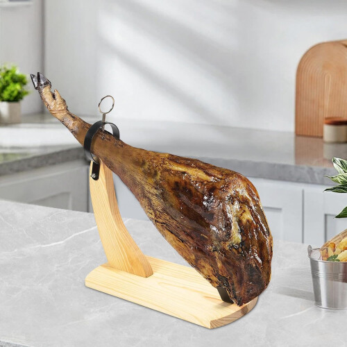 Wooden Prosciutto Carving Stand  Stable rack for Spanish ham 1