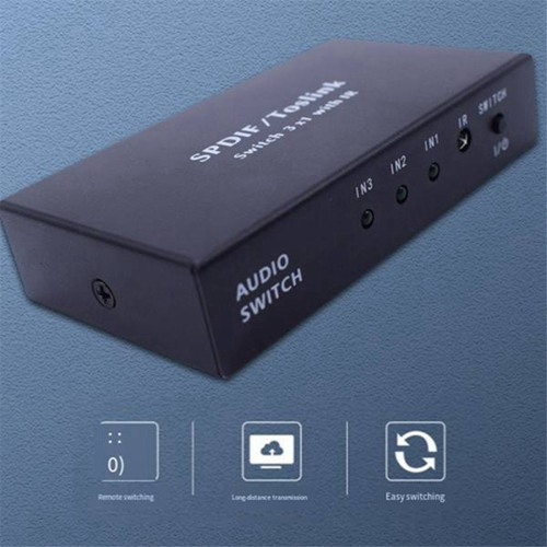 Fiber Switcher Spdif Toslink Optical Digital Audio Splitter 1