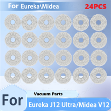 Lot de 24 lingettes nettoyantes pour aspirateur robot EUREKA J12 Ultra/Midea V12