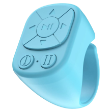 Controle remoto de anel de rolagem para virador de páginas Bluetooth azul
