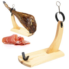 Spanish Ham Stand Ham Holder Stand Wooden Ham Holder Professional Holder for Ham Leg for Kitchen Home Party Display