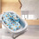 Blue Rainbow Baby Bath Cushion Pad Mesh Support Mat 12