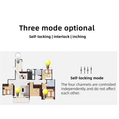 EWeLink 4CH Wifi Smart Relay Switch Module APP RF Control 2